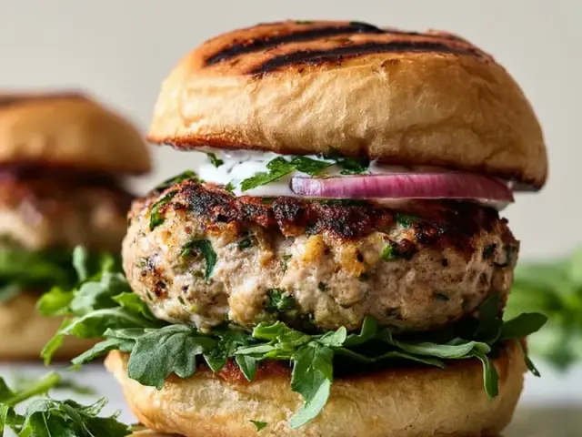 20-Minute Summer Turkey Burgers