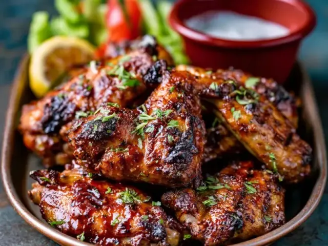 Backyard Grilled Chicken Wings That Snap and Sizzle