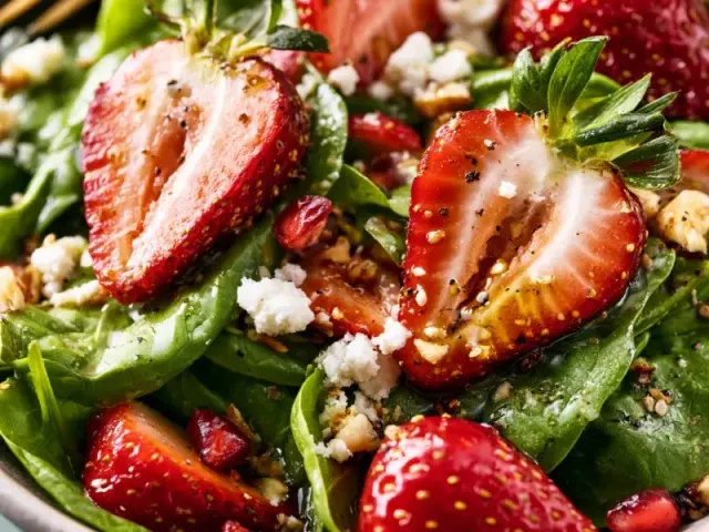 Family-Favorite Summer Spinach Strawberry Salad