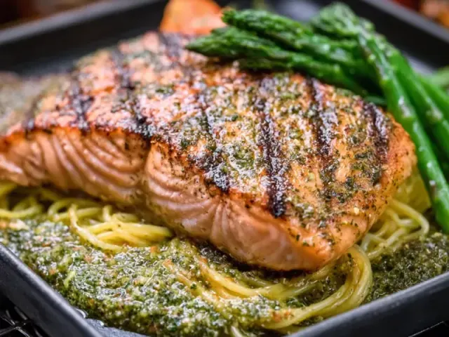 Healthy Grilled Pesto Salmon – Bright, Fast, and Foolproof