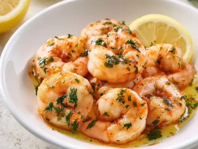 Light Summer Lemon Garlic Shrimp Recipe