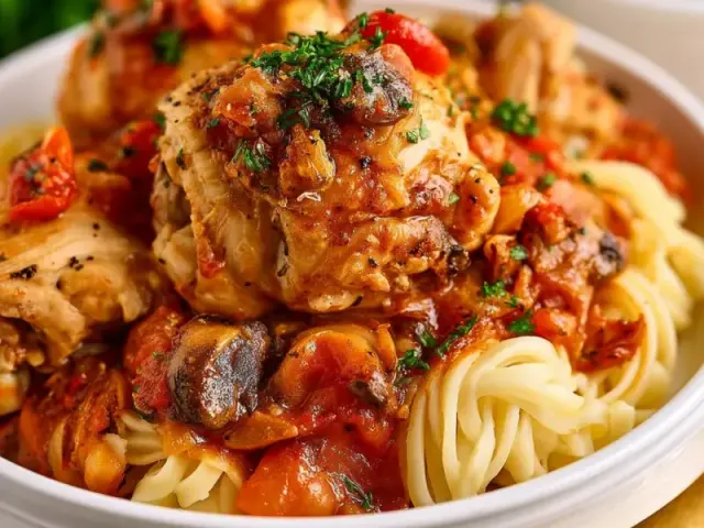 Quick Crockpot Italian Chicken
